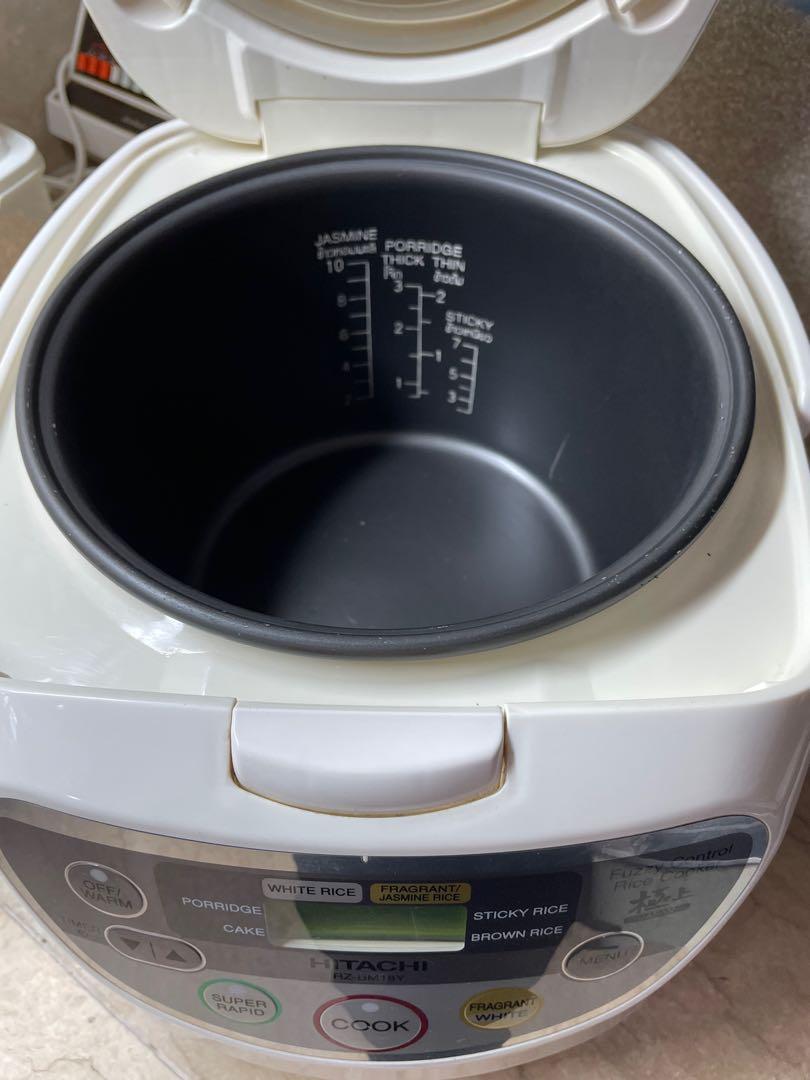 Karasia Enterprise - Hitachi Rice Cooker, Microcomputer Series, RZ-ZH18Y 4  Different Modes for your convenience; - White / Jasmine Rice - Porridge -  Brown Rice - Steam. Visit An Authorised Hitachi Dealer