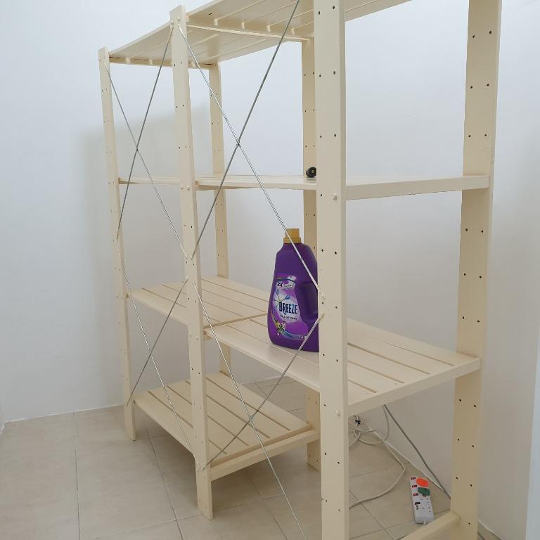 IKEA IVAR (discontinued version) PINE WOOD YELLOWED WHITE COLOUR