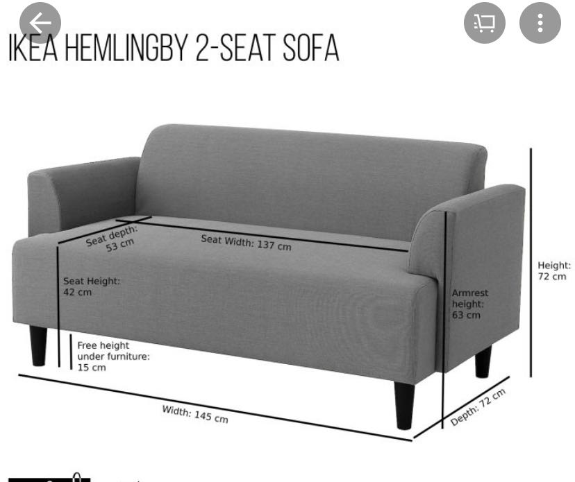 Ikea hemlingby best sale sofa