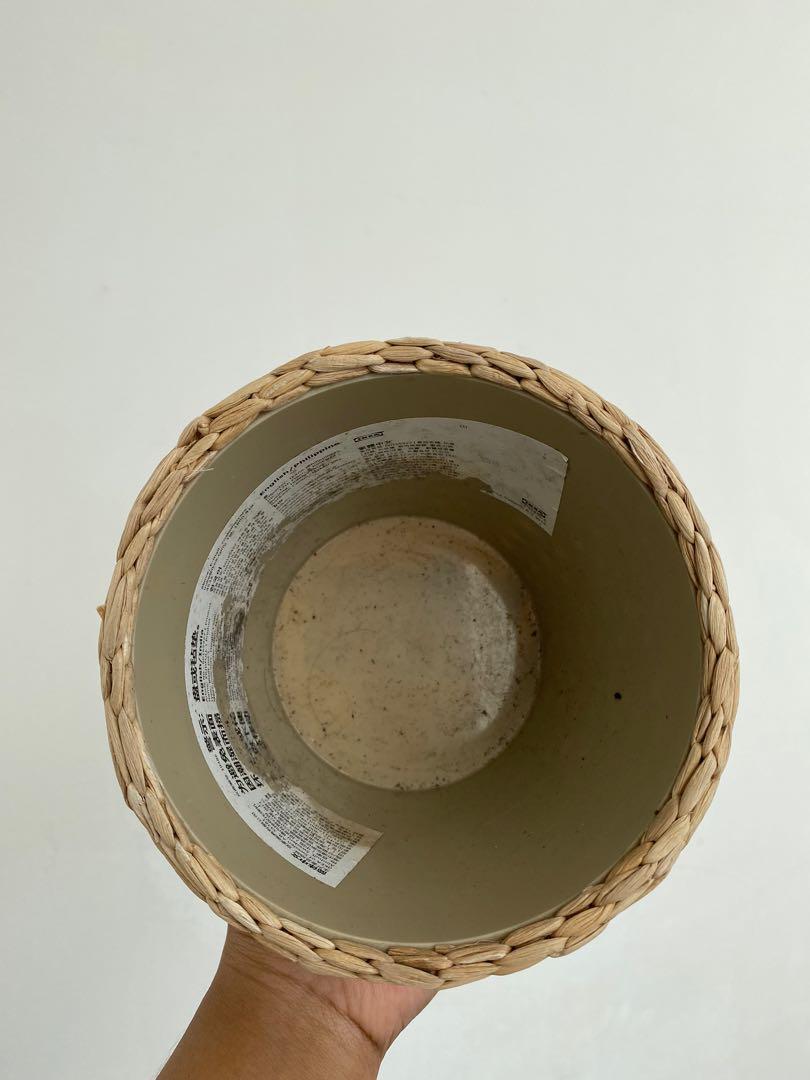 Ikea Rattan Vase, Furniture & Home Living, Home Decor, Vases