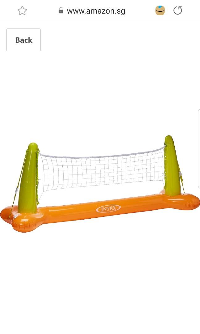 Intex Inflatable Pool Volleyball Set Inflatable 95 in. X 24 in. 32 in