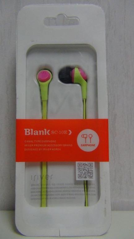 IRIVER Blank SC-10E Canal Type Earphone (Category: Earphones) located in Manila. Submitted by henzelhannah (Listing ID 1091977288, Image 1). Description: PTPA; IRIVER Blank SC-10E Canal Type Earphone: 1. Green-Pink 2. Orange-Green Individual Price Php200.00 each 09327247535.