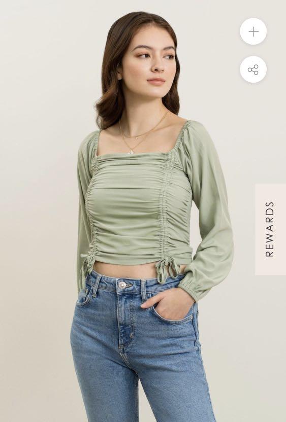 Isabella ruched top sales