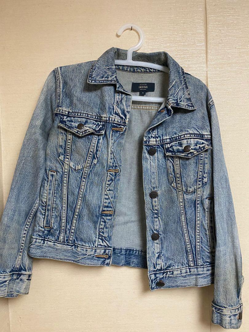 J crew discount indigo denim jacket