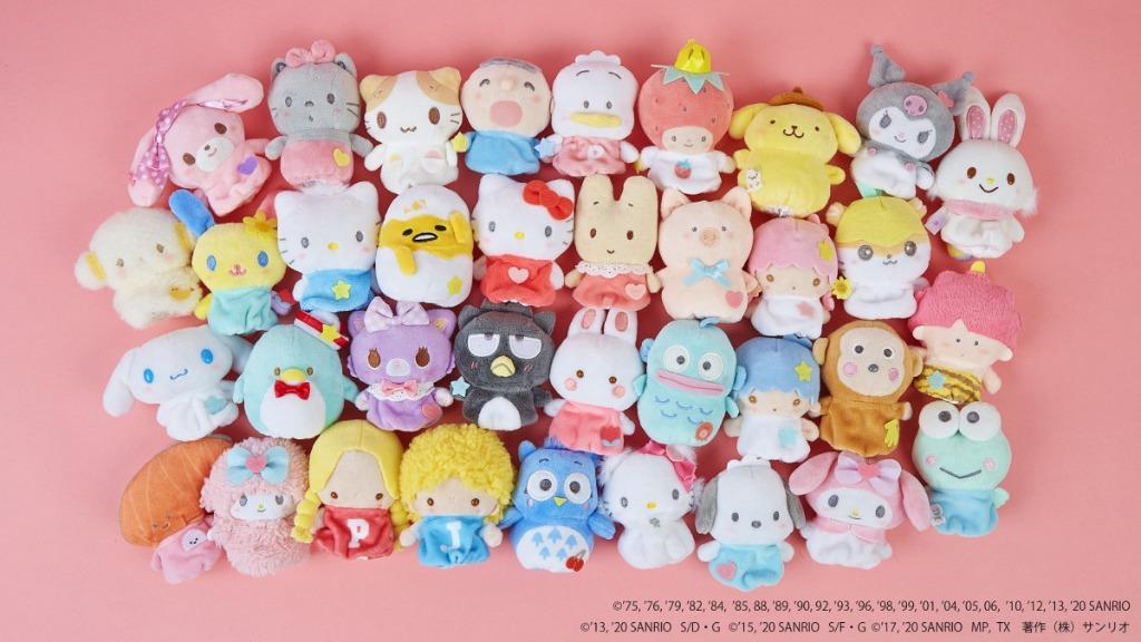 Japan Sanrio Zashikibuta 日版迷你手指公仔玩偶毛絨娃娃絕版扎吉豬