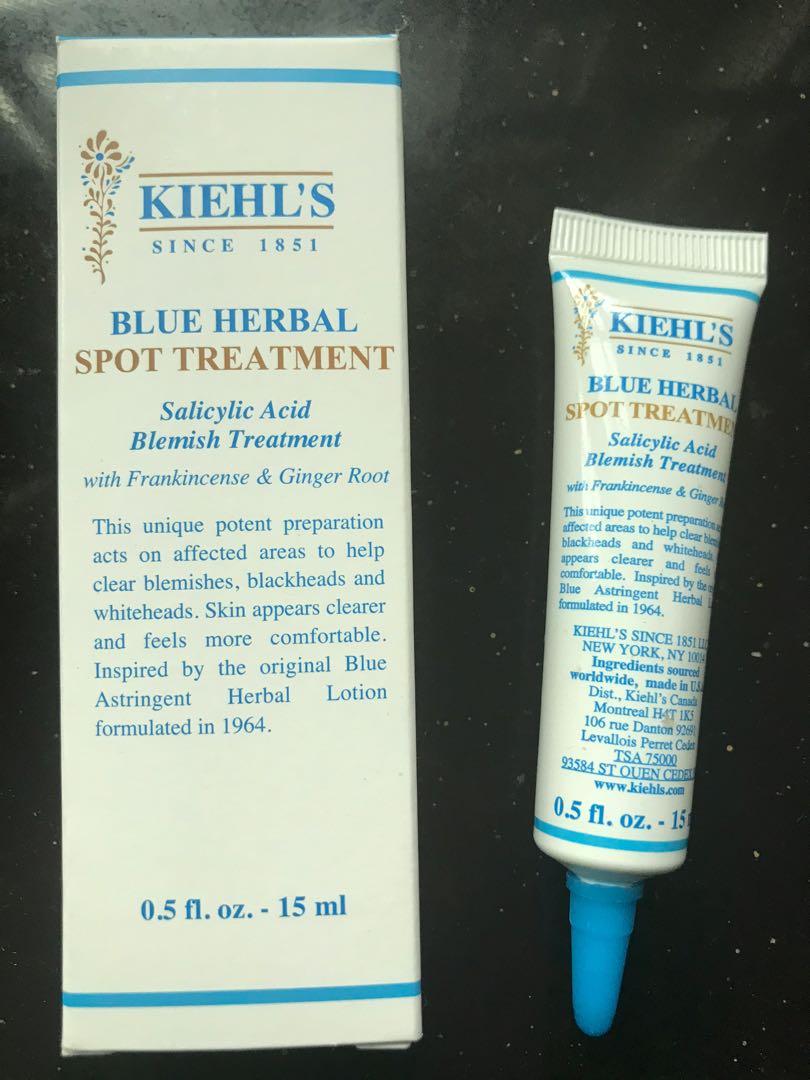 Kiehls Blue Herbal Spot Treatment Health Beauty Skin Bath Body On Carousell