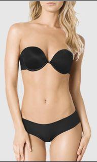LASENZA My  Customized Strapless Push Up Bra (BLACK, NUDE)