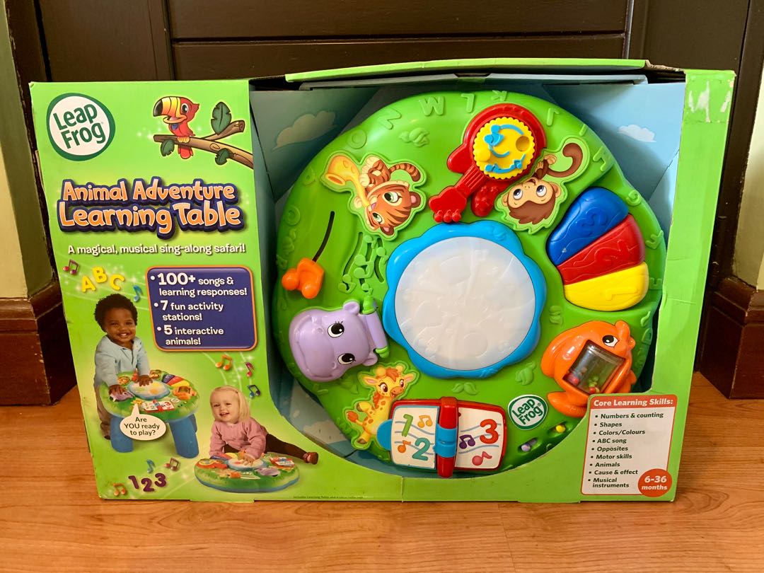 Leap Frog Animal Adventure Learning Table, Babies & Kids, Infant ...