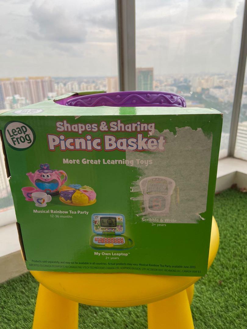 Leapfrog Shape and Sorting Picnic Basket, Hobbies & Toys, Toys & Games on Carousell