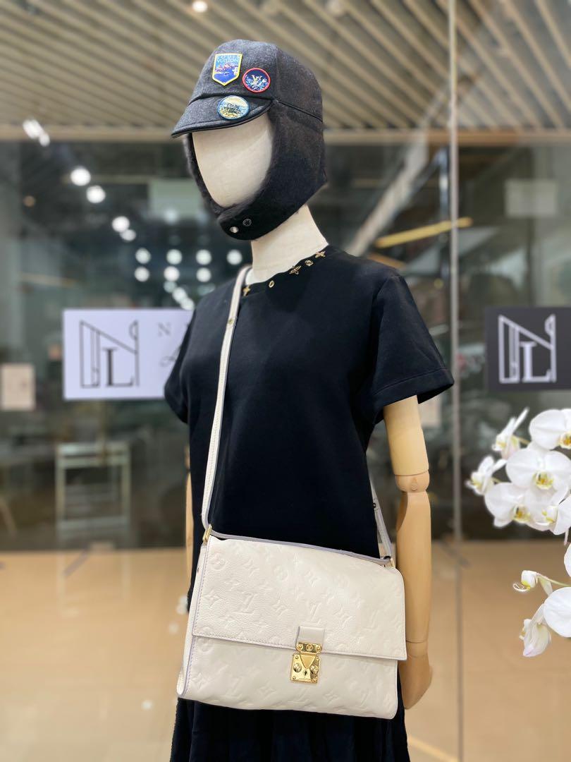 Louis Vuitton Neige Monogram Empreinte Leather Fascinante Bag - Yoogi's  Closet