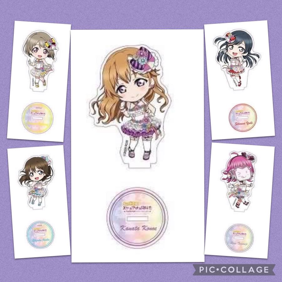 Lovelive 虹咲學園校園偶像同好會 天王寺璃奈 優木雪菜 近江彼方 櫻坂雫 中須霞企牌 其他 其他 Carousell