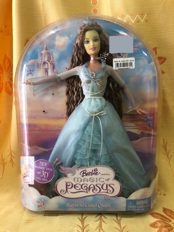 Magic of Pegasus Rayla Cloud Queen Barbie Doll Green face