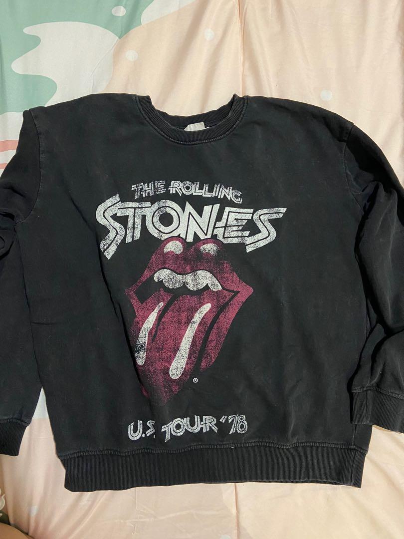 Mango rolling stones sweatshirt best sale