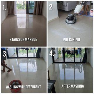 Marble spot polishing services