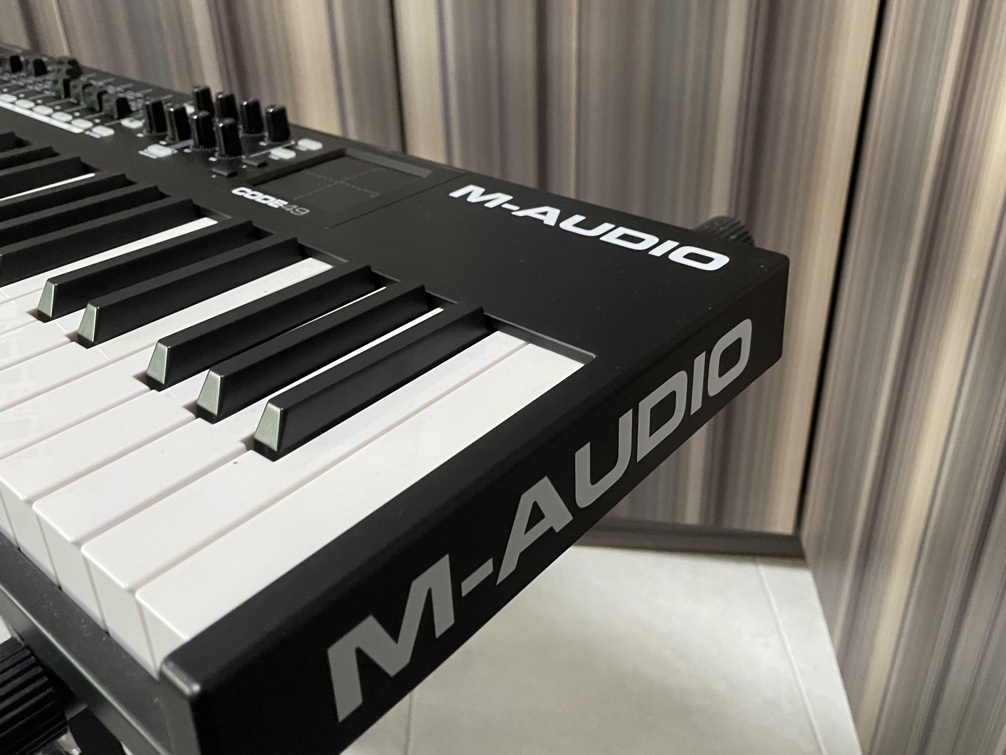 M-Audio Code Series 49 Key Keyboard Controller with stands & wires ...