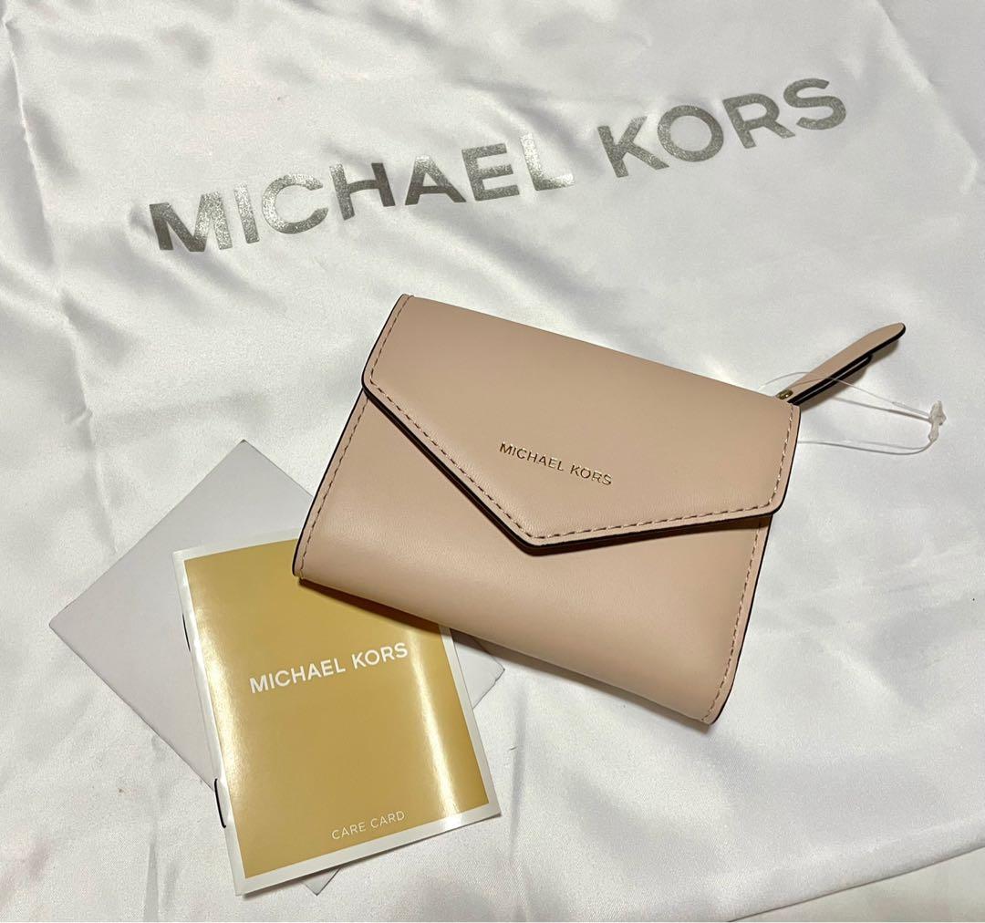 Michael kors small store leather envelope wallet