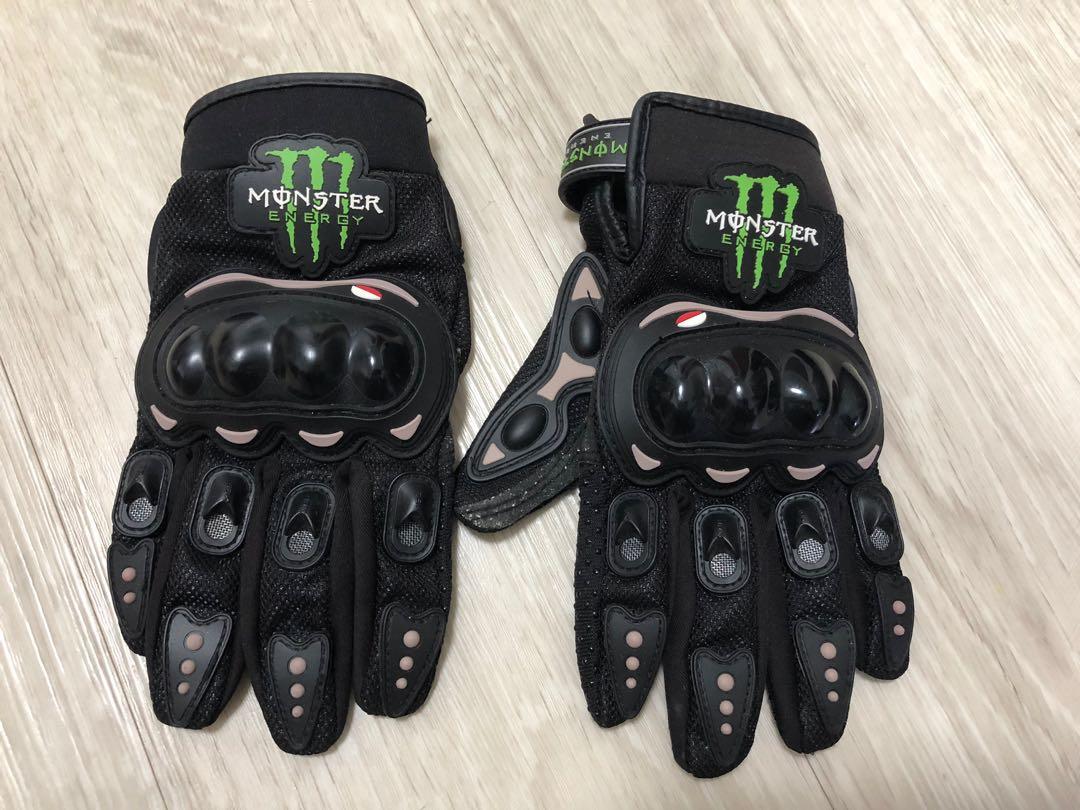 monster hand gloves for bike