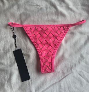 Neon pink swimwear bikini bottom BNWT