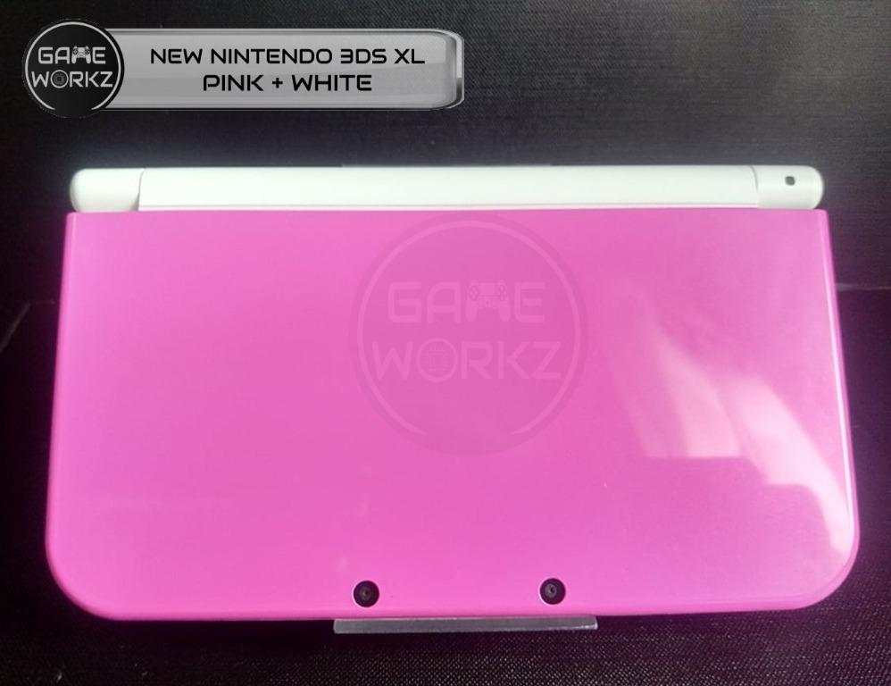 New Nintendo 3ds Xl Pink White Video Gaming Video Game Consoles Nintendo On Carousell