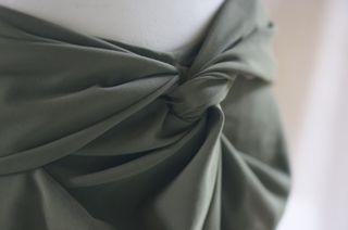 [NEW with Tag] Shopatvelvet dark olive green midi skirt