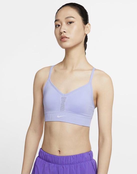 Lilac nike sports bra clearance