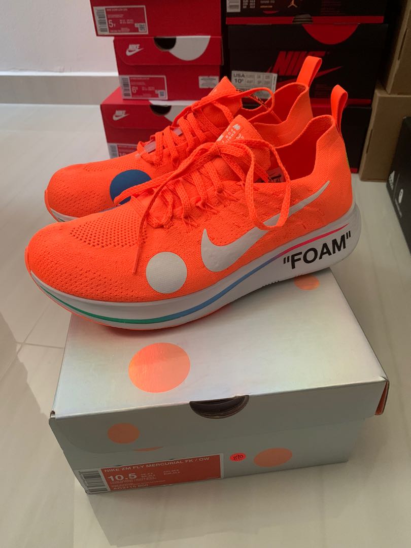 Nike x Offwhite Mercurial Zoomfly, Men's Fashion, Footwear, Sneakers on ...
