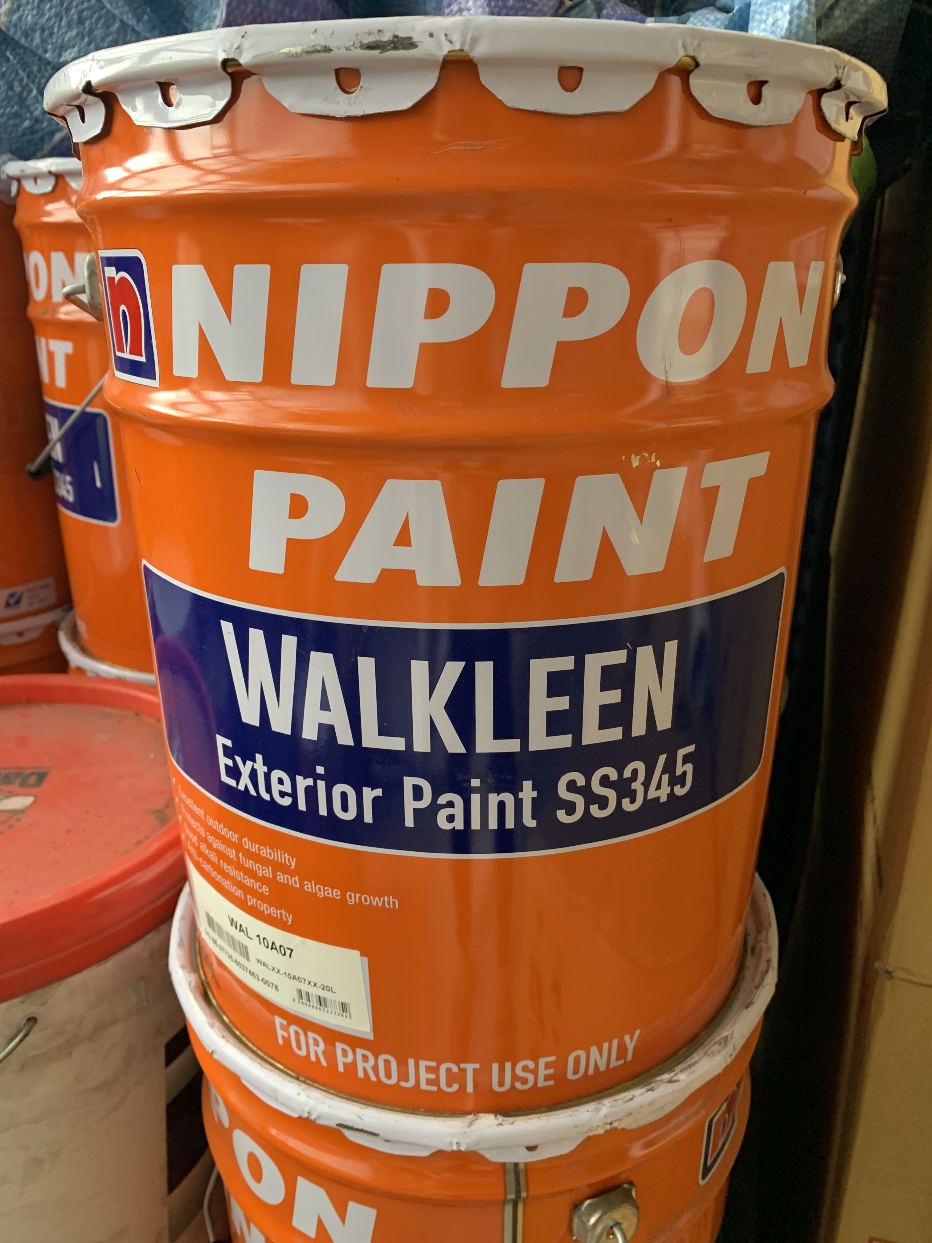 Nippon Paint Walkleen Grey Exterior Paint SS345, Everything Else on