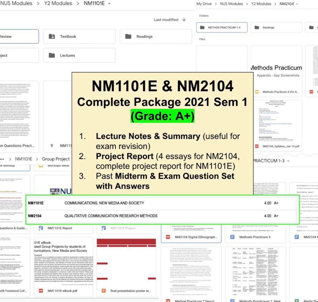 NM1101E , NM2104 NOTES + TEXTBOOK (Grade: A+), Hobbies & Toys, Books ...
