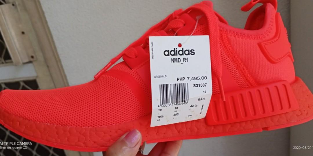 Nmd triple red, Men's Fashion, Footwear 