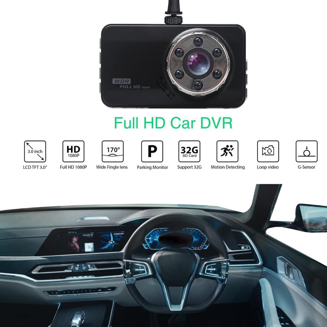 Orskey Dash Cam for Cars Front and Rear 1080p Full HD in Car Camera Dual Lens Dashcam for Cars 170 Wide Angle with Loop Recording and G-Sensor