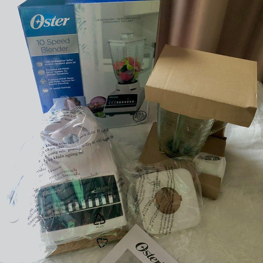 OSTER OSTERIZER 10 SPEED BLENDER (Category: Juicers, Blenders & Grinders) located in Mandaluyong City. Submitted by brandsforless.ph (Listing ID 1092058265, Image 2). Description: - Brand new - 10 speed blender - 1.25L - Complete accessory - With box and manual - Original / legit Oster brand..