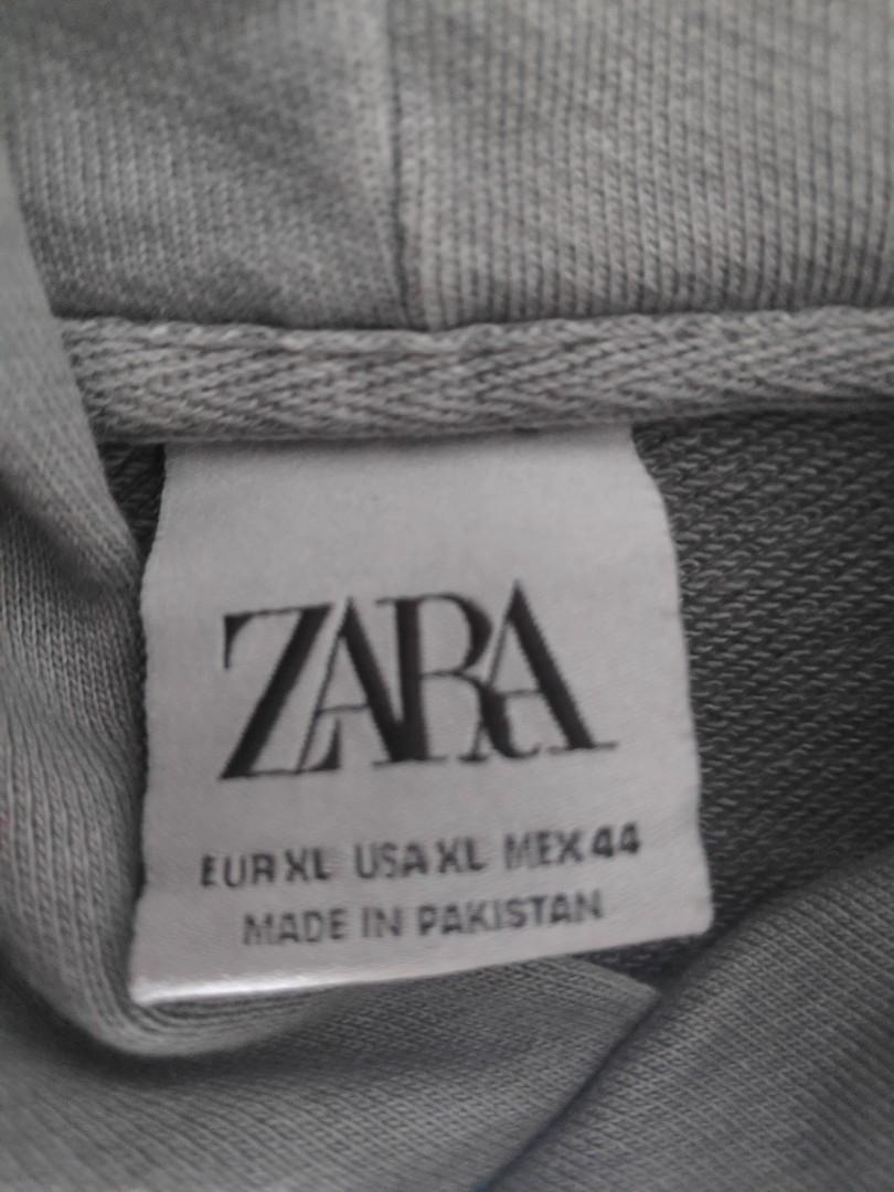 Oversized Hoodie Zara Abuabu, Fesyen 