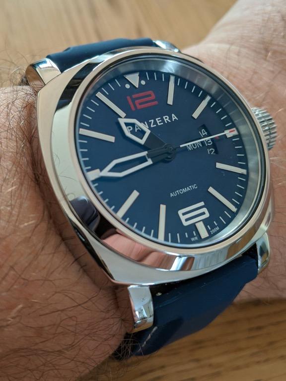 Panzera Watch Aquamarine Atlantic Spirit, Men's Fashion, Watches & Accessories,