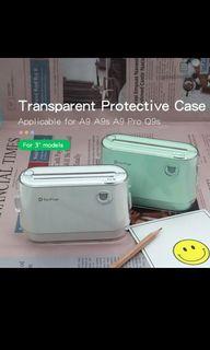 PeriPage Transparent Case for A9/A9s/A9 Pro/Q9s Mini (3in.models)