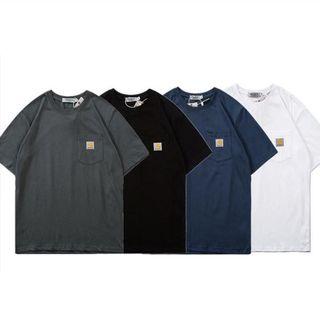 PO Carhartt Pocket Tee Loose Comfy Chill Skater Skateboard Cargo Workwear casual cooling material hip hop