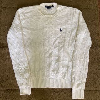Polo Knit Sweater, Fesyen Wanita 