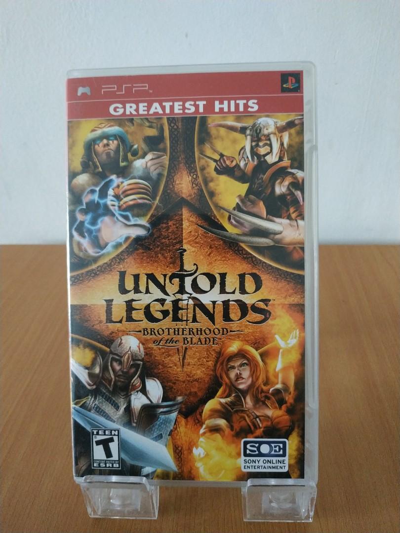 PSP Untold Legends Brotherhood of the Blade, Video Gaming, Video Games