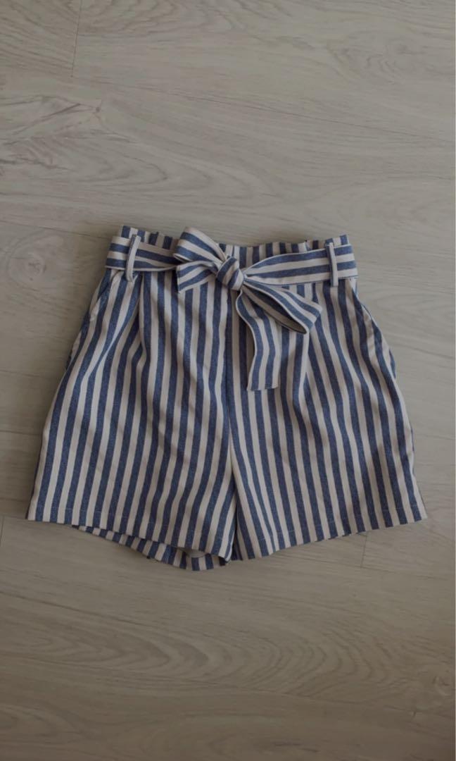 Striped shorts womens Clearance