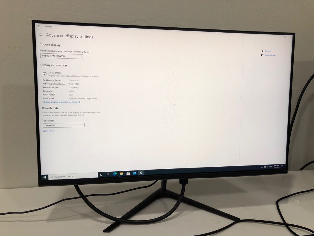 inch 144hz IPs 1ms Gaming monitor 