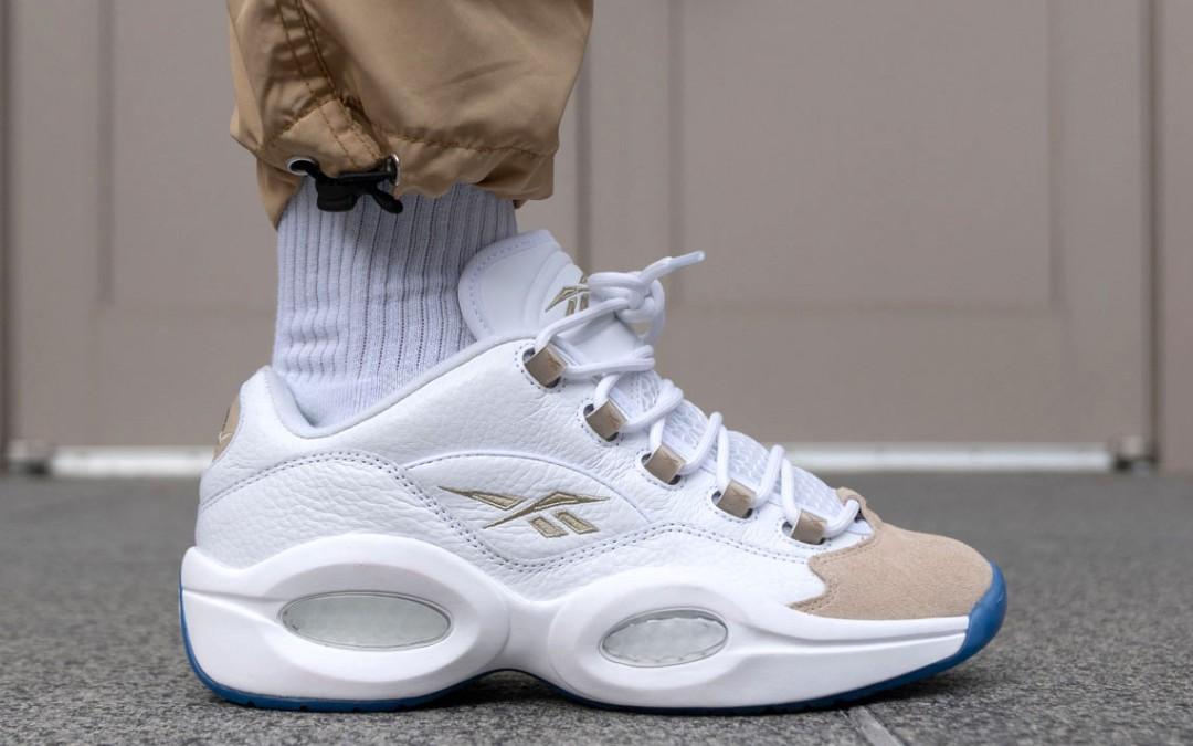 reebok question low size 10