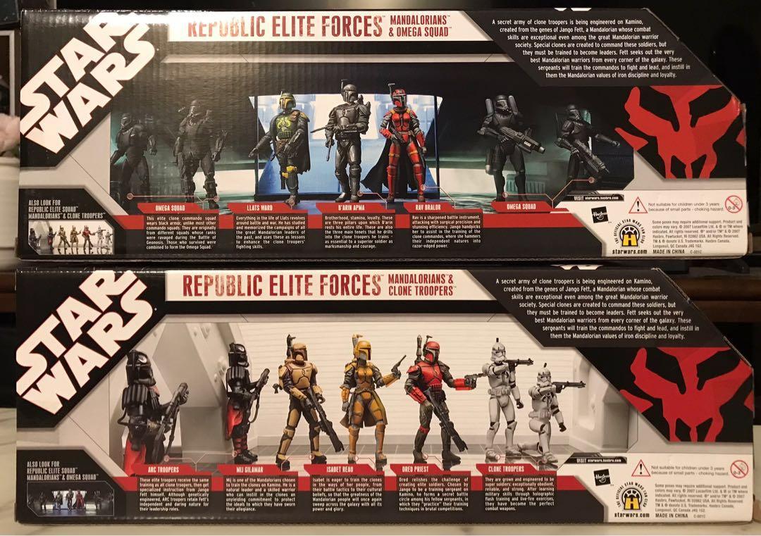 Star wars republic elite forces mandalorian figure discount sets