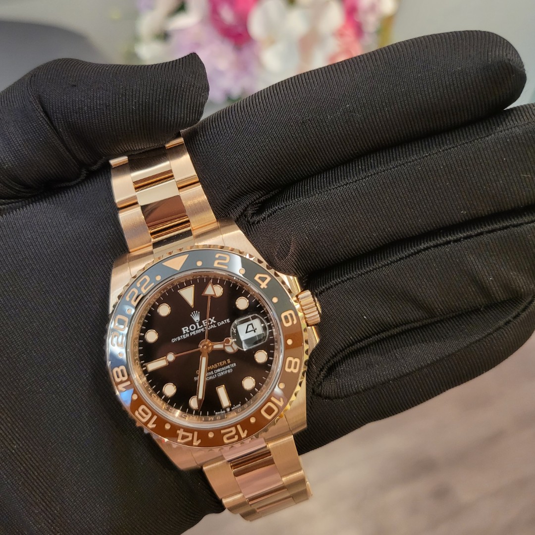 Gmt rose gold rolex online