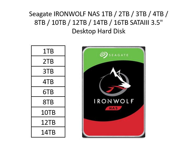 Seagate IronWolf NAS Hard Drives