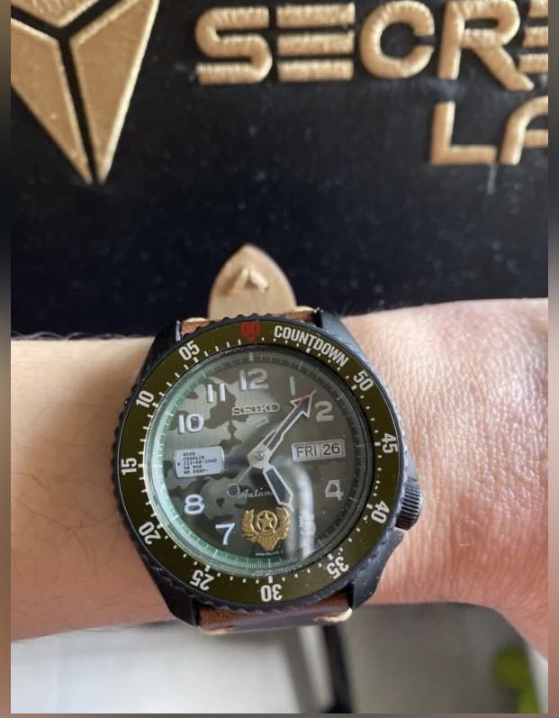 Seiko Guile street fighter, Men's Fashion, Watches & Accessories, Watches  on Carousell