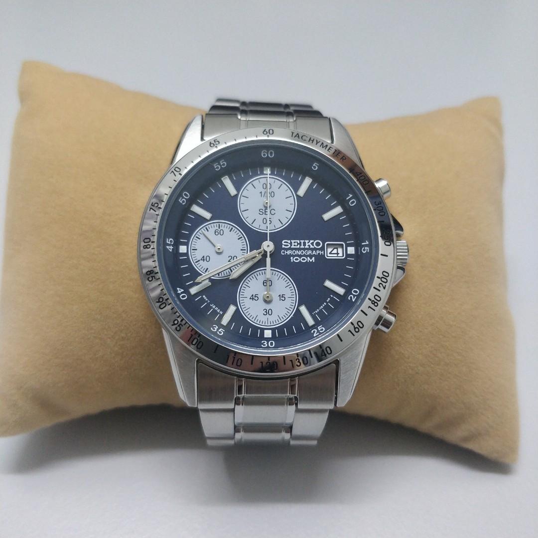 Seiko SND365 SND365P1 7T92-0DW0 Chronograph Navy Reverse Panda, Men's  Fashion, Watches & Accessories, Watches on Carousell