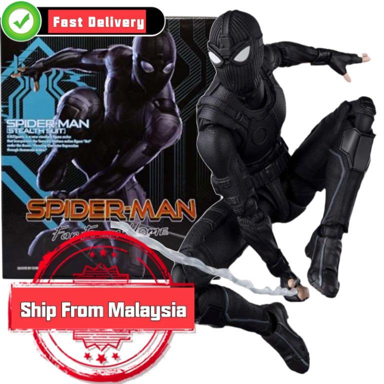 New SHF MARVEL Spider-Man Stealth Suit Far From Home Action Figure