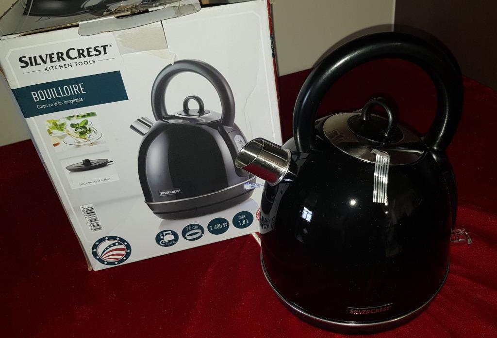 SILVERCREST Electric Kettle SWKC 2400 C2(Red or Black), 1.8 l volume, stainless steel housing