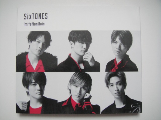 Sixtones Snow Man Imitation Rain 1st單曲 Cd Dvd 初回限定a盤 日本版 附紙外盒及 歌詞書 音樂樂器 配件 Cd S Dvd S Other Media