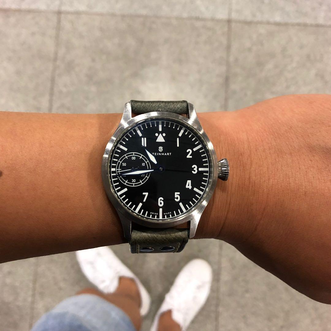Steinhart 44mm Pilot Handwinding Swiss Made Watch Men s Fashion
