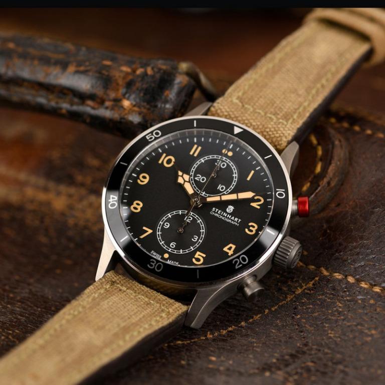 Steinhart Flighttimer Vintage Military Men s Fashion Watches